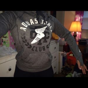 Grey adidas work out hoodie