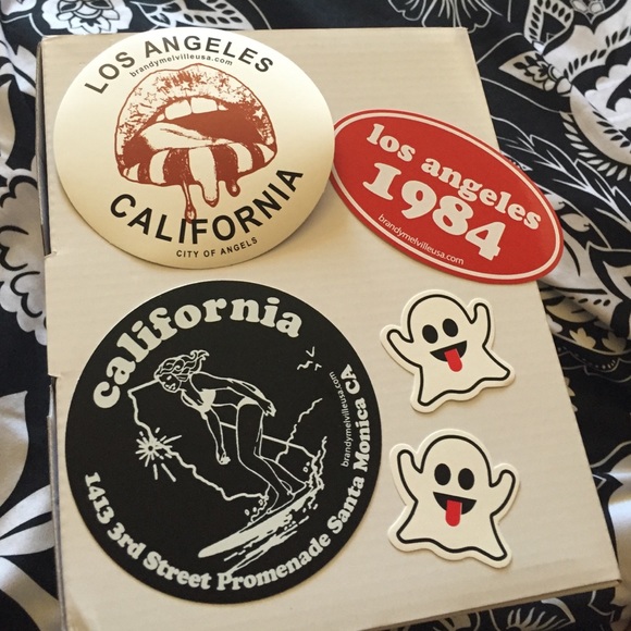 5 brandy Melville stickers
