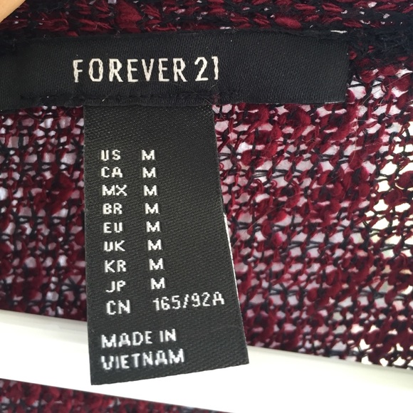 Long Red Cardigan - Picture 2 of 4