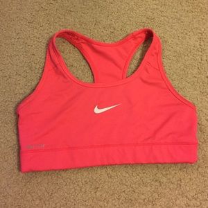 Nike Dri-Fit pink sports bra