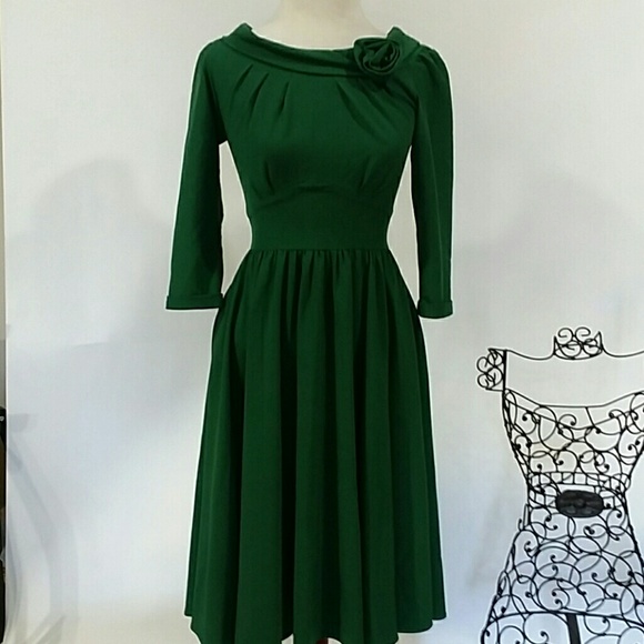 Stop Staring Dresses & Skirts - *NWT pin up girl green dress