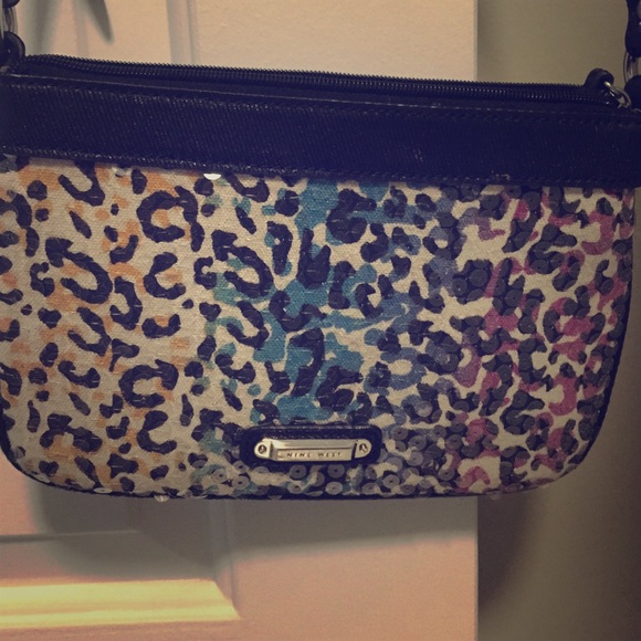 Small rainbow  cross-body bag