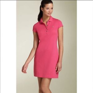 lacoste pique polo dress