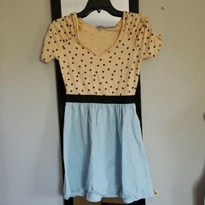 Charlotte Russe polka dot skater dress