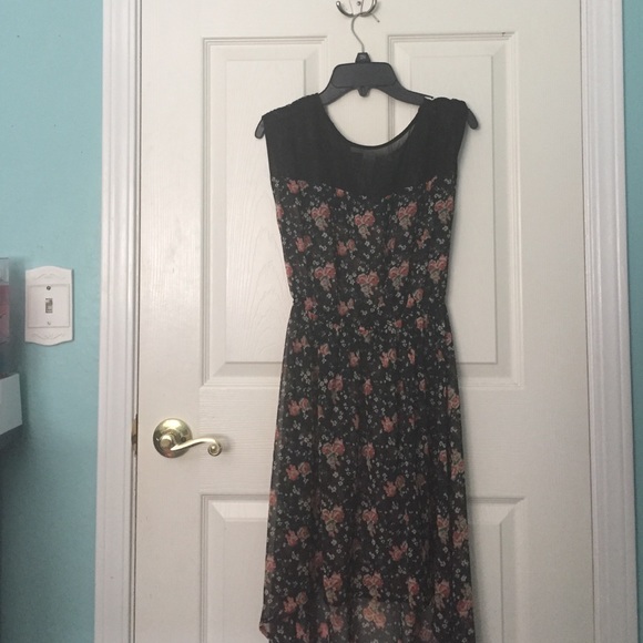 Floral sheer dress, slip included!
