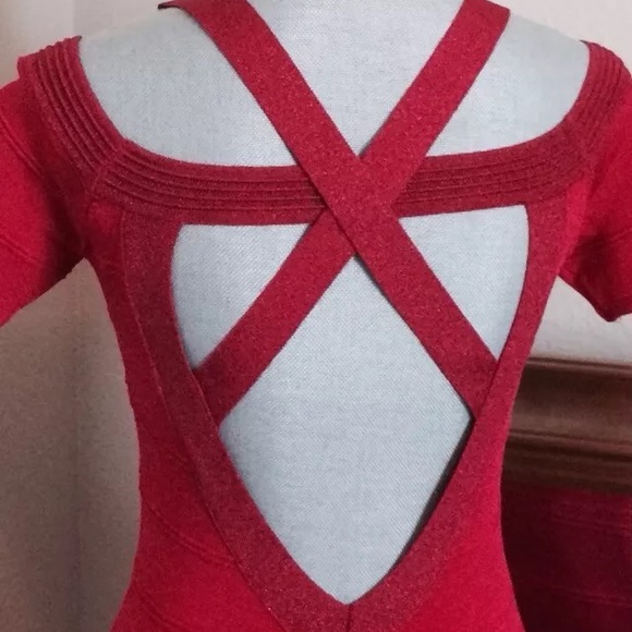 SOLD Pink Fuchsia Bebe Dress - Picture 2 of 4