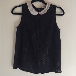 LOLA Collared Sleeveless Shirt