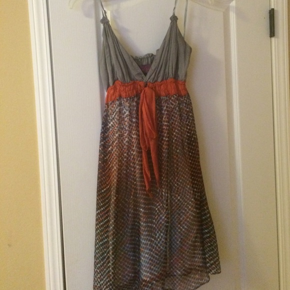 Spaghetti strapped summer dress!