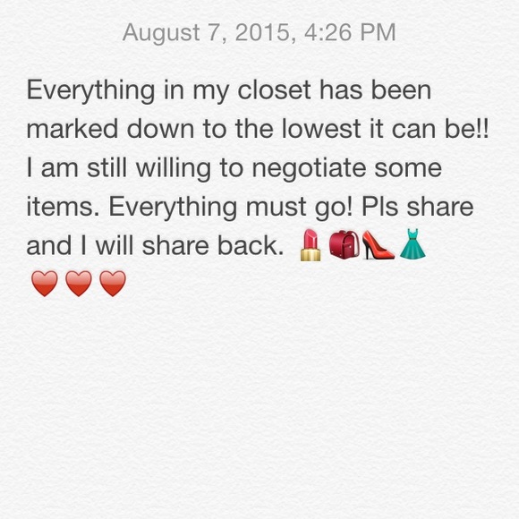 I'm having a sale!
