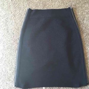 Bebe XS black pencil skirt