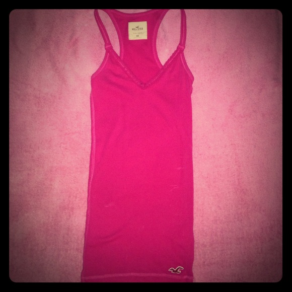 Hot pink tank