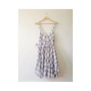 Anthropologie plaid Belmar Dress