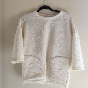 BCBGENERATION 3/4 Sleeve Sweater Top