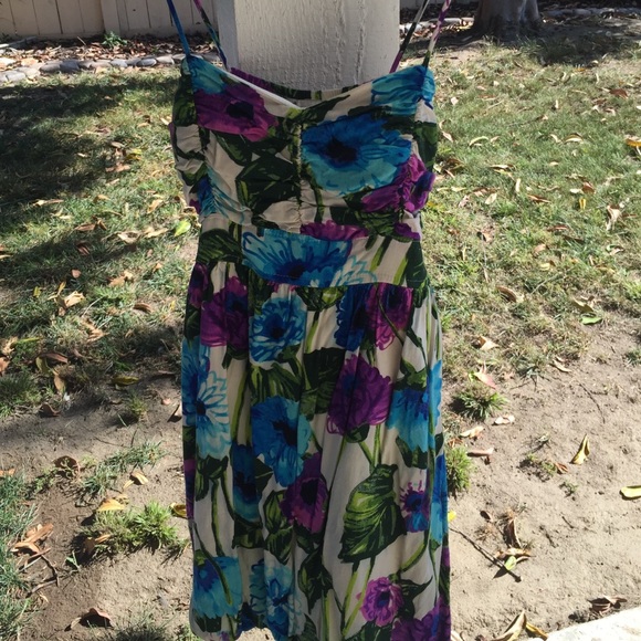 Flower Design Short Bubble Dress