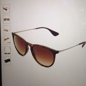 BRAND NEW Ray-Ban Women's Brown Erika Sunglasses