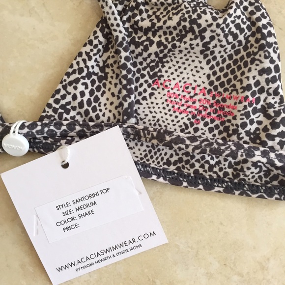 ✖️SOLD ✖️Acacia Swimwear Snake Top - Picture 3 of 4