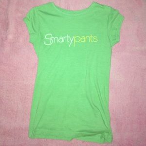 Lime green graphic tee