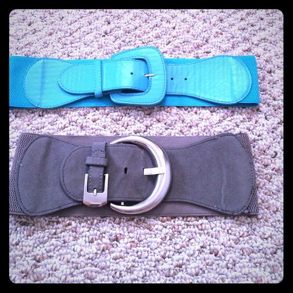Turquoise and Grey Belts