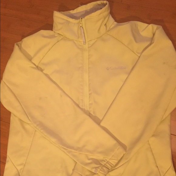 Yellow Columbia interchange jacket