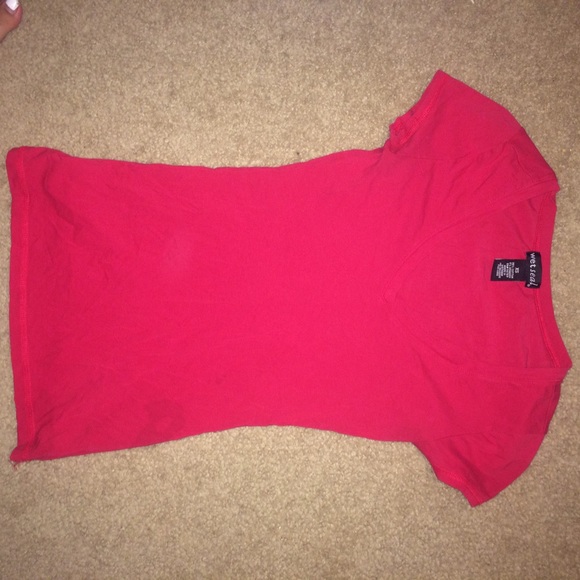 Red v neck