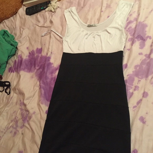 Black and white dress