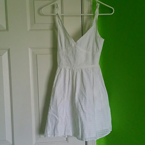 Simple white dress