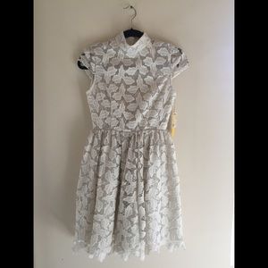 ALICE + OLIVIA embroidered dress