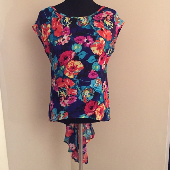 Nordstrom hi lo silk blend tunic blouse