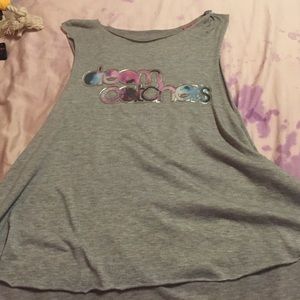 Grey dream catchers muscle tank