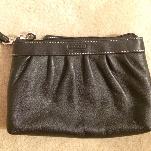 Black Coach Wristlet