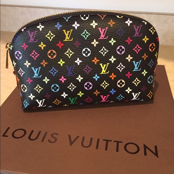 🚫SOLD🚫 Louis Vuitton Multicolor Cosmetic Pouch - Picture 1 of 4
