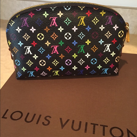 🚫SOLD🚫 Louis Vuitton Multicolor Cosmetic Pouch - Picture 3 of 4