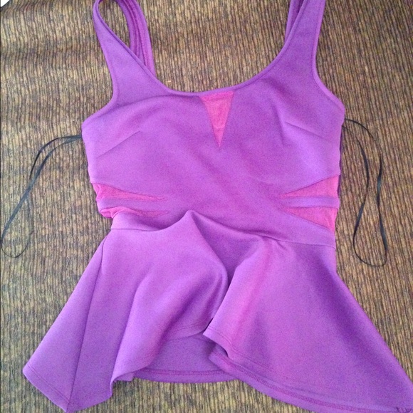 Brand new Bebe purple shirt size SMALL. New :)