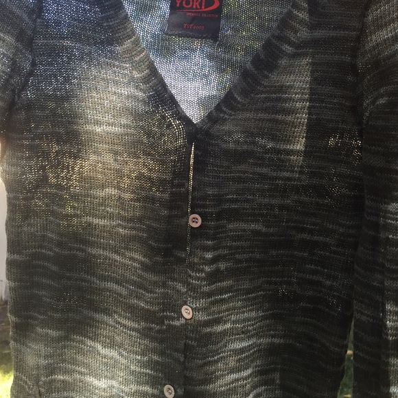 Gray & Black Light Cardigan