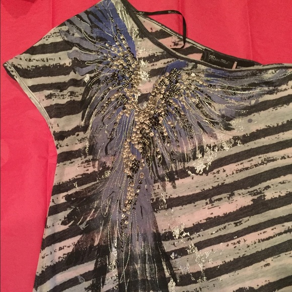 Miss Me Off The Shoulder T-Shirt