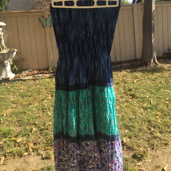 Multicolored Sleeveless Dress