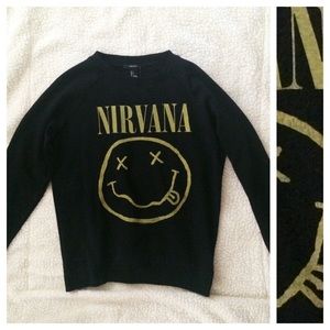 Black Nirvana sweatshirt pullover.