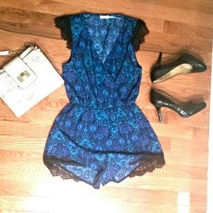 Urban outfitters blue romper