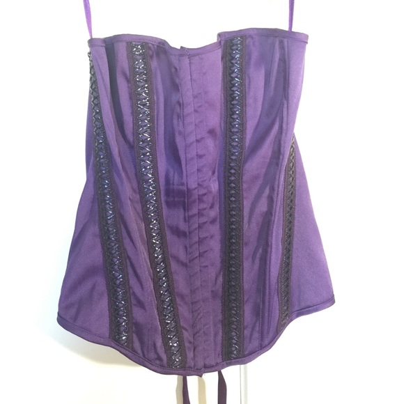 Purple corset