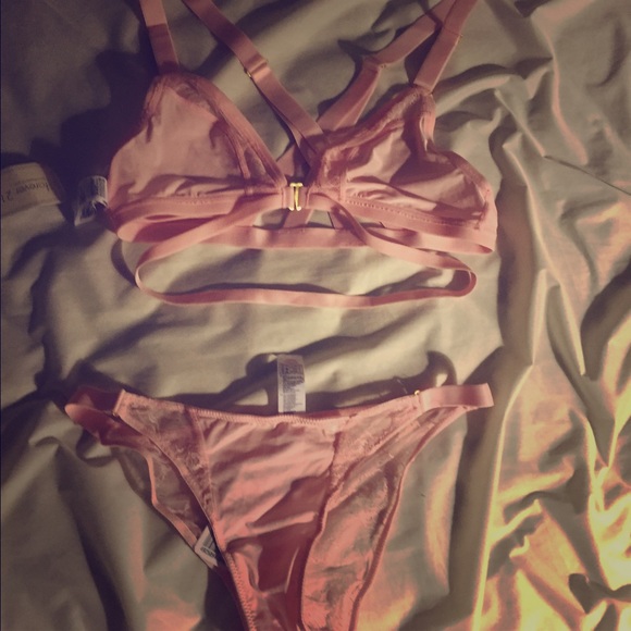 Cute bra and panties