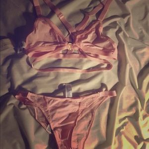 Cute bra and panties