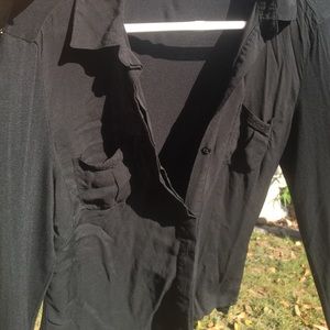 Black Button Down