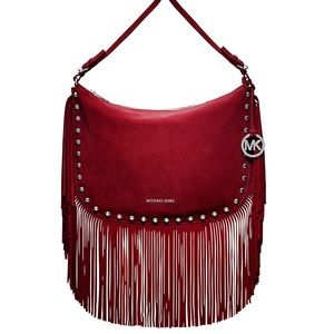 Michael Kors Billy Messenger Scarlet LRG