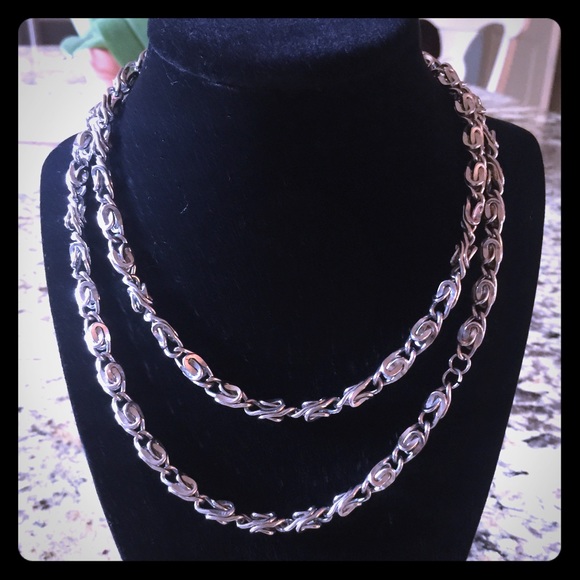 Long Silver Chain