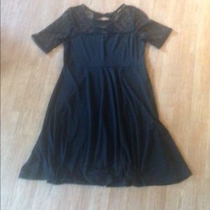 LBD Black Skater dress Size Xl