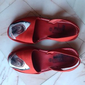 Jeffrey Campbell shark sandals