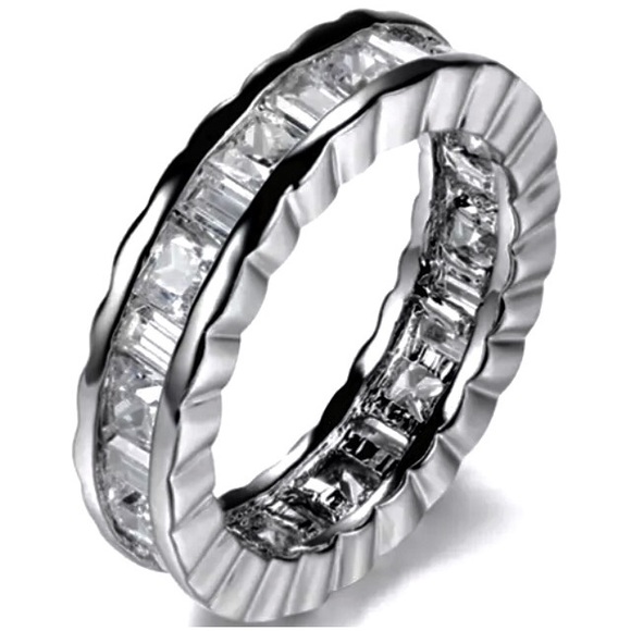 🔆Princess Cut Promised Anniversary Engaged Ring - Picture 1 of 4