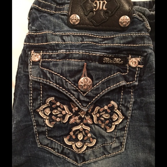 Miss me boot cut bling jeans