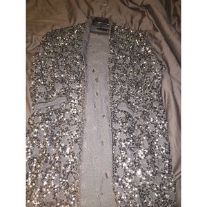 Beautiful long sequin jacket!