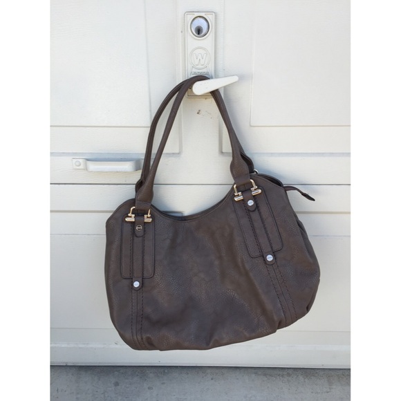 Faux leather purse